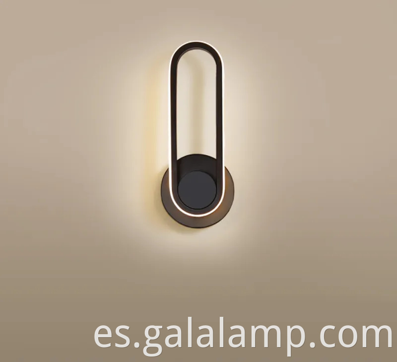 Luz de pared LED elegante para espacios de lectura acogedores